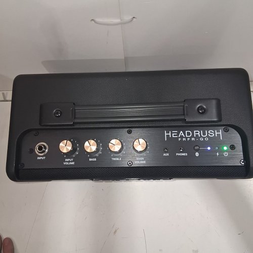 HEADRUSH FRFR-GO RECHARGEABLE BLUETOOTH ELECTRIC/BASS GUITAR AMPLIFIER - 30W/3" SPEAKERS - BLACK image 4