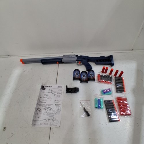 JIN HUAN SOFT DART LAUNCHER - BLUE AND GRAY (MODEL: JH-2030) image 3