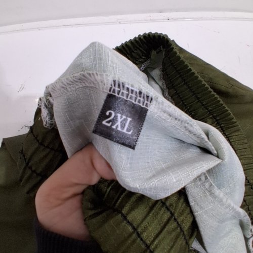 DRAWSTRING PANTS - 2XL - OLIVE GREEN image 3