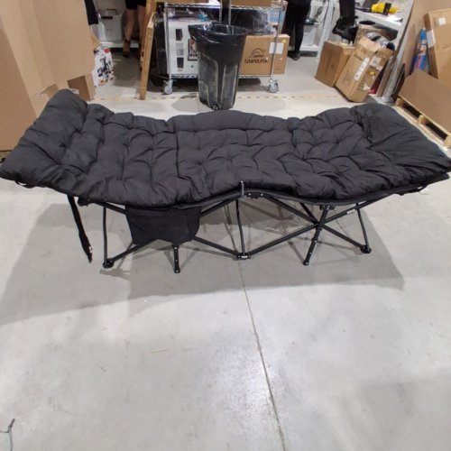 SPORTNEER PORTABLE CAMPING COT WITH MATTRESS AND CARRYING BAG image 2