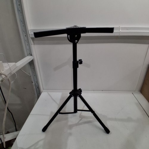 FOLDING ADJUSTABLE TRIPOD SNARE DRUM STAND - 11-12" - 3FT - BLACK image 2