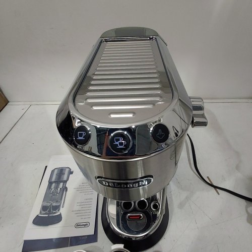 DELONGHI DEDICA 1-LITRE ESPRESSO MACHINE - STAINLESS STEEL - (EC685M) image 2