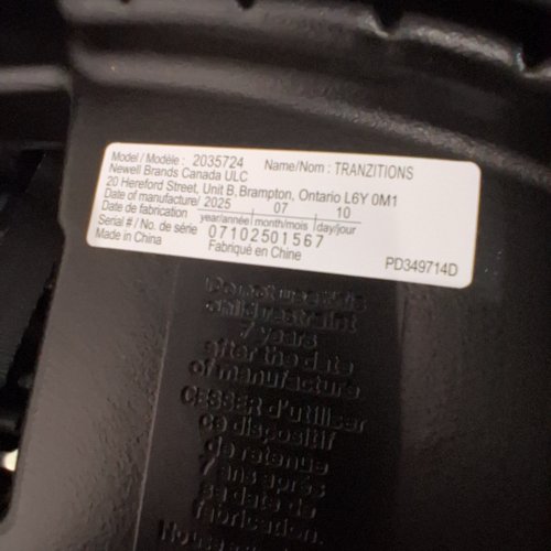 GRACO C20 TRANZITIONS 3-IN-1 HARNESS BOOSTER CAR SEAT - 100LBS MAX/CAP - BLACK (MODEL: 2035724) image 2
