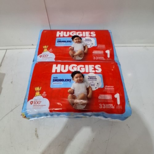 66PK DISNEY HUGGIES LITTLE SNUGGLERS DISPOSABLE BABY DIAPERS - SIZE 1 image 3