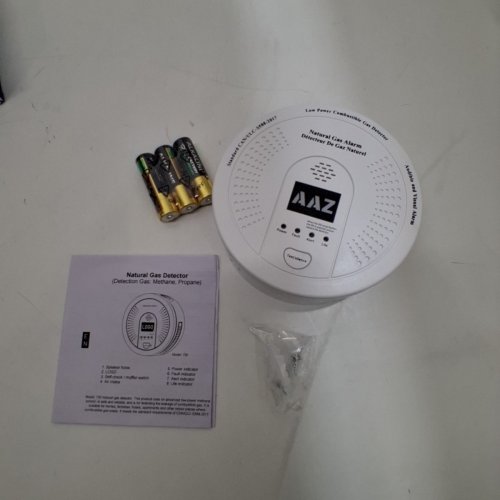 AAZ NATURAL GAS DETECTOR ALARM - WHITE (MODEL: 730) image 2