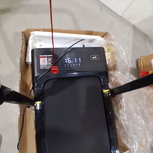 DEERRUN FOLDING WALKING PAD TREADMILL WITH A 300LB CAPACITY - BLACK (MODEL: CT03-B) image 2