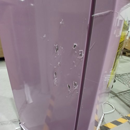 UPSTREMAN SINGLE DOOR MINI FRIDGE WITH FREEZER AND MINI ICE TRAY - 3.2 CU. FT. - PINK (MODEL: BR321) image 5