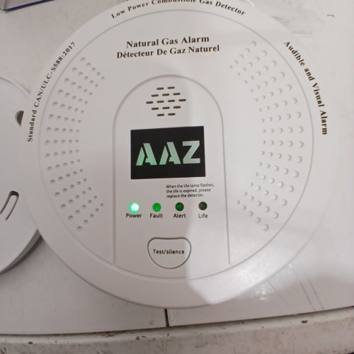 AAZ NATURAL GAS DETECTOR ALARM - WHITE (MODEL: 730) image 2