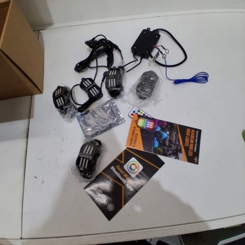 8PK AUXBEAN RGB LED ROCK POD LIGHTS FOR TRUCKS, UTV BOAT - BLACK image 3