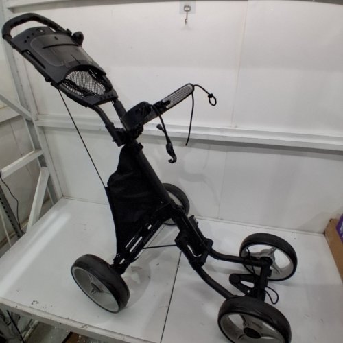 CADDYTEK EXPLORER V8 - SUPERLITE 4 WHEEL GOLF PUSH CART - BLACK (MODEL: CP-XR--8DG) image 2