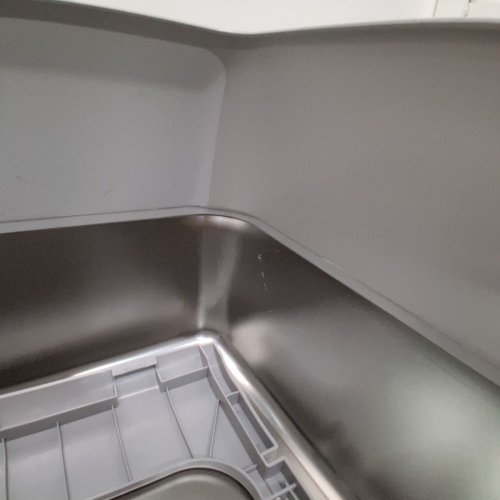 ENCLOSED STAINLESS STEEL CAT LITTER BOX WITH LID - GREY image 3