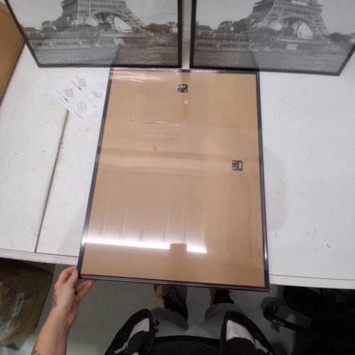 3PK USIMPLES SYNTHETIC WOOD PICTURE FRAMES - 18" X 24" - BLACK image 3