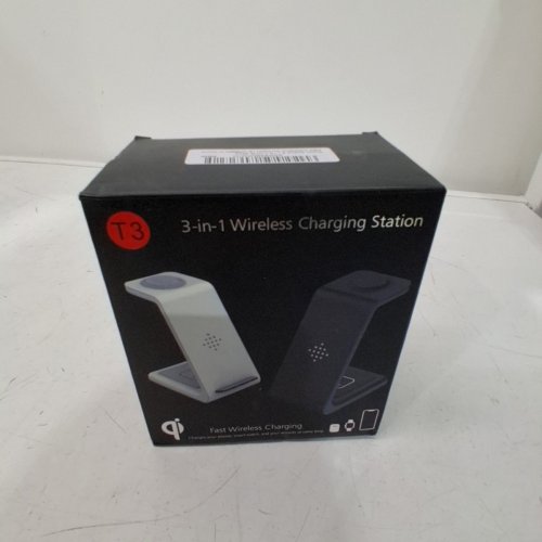 3-IN-1 T3 WIRELESS DOCK CHARGING STATION COMPATIBLE WITH APPLE MODELS - WHITE image 3
