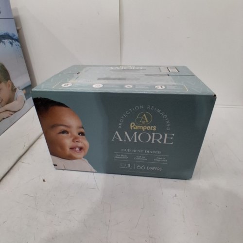66PK PAMPERS AMORE DIAPERS - SIZE 3 - WHITE image 2