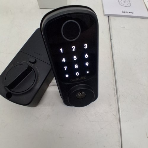 DESLOC B200 SMART FINGERPRINT DEADBOLT LOCK WITH TOUCHSCREEN KEYPAD - BLACK image 2