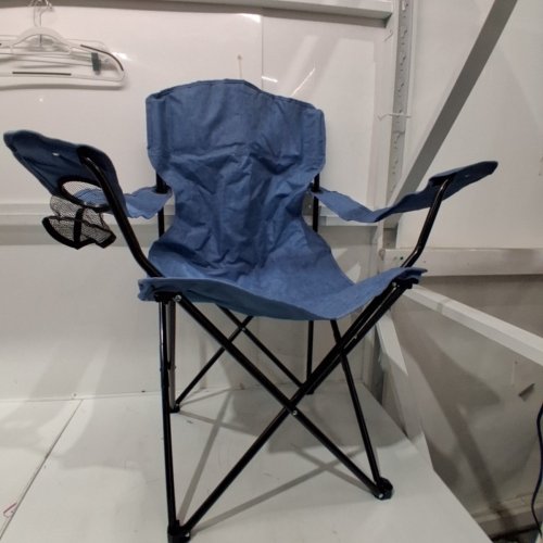 OZARK TRAIL OVERSIZE FOLDING CHAIR - 250 LBS MAX/CAP - BLUE (MODEL: JCA-G400MO-2) image 3