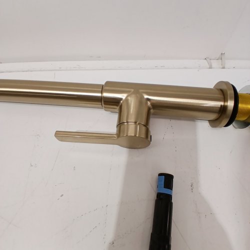 KRAUS OLETTO HIGH-ARC SINGLE HANDLE PULL-DOWN KITCHEN FAUCET - 21" - ANTIQUE CHAMPAGNE BRONZE (MODEL: KPF-2821SFACB) image 4