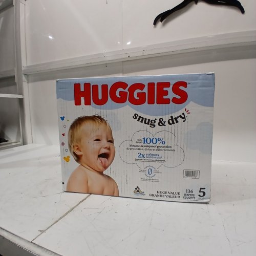 136PK HUGGIES DISNEY BABY SNUG AND DRY DISPOSABLE DIAPERS - SIZE 5 (27LB+) image 2
