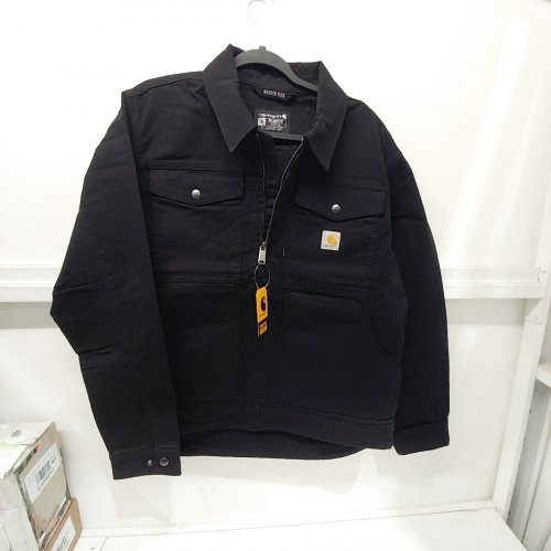 MEN'S CARHARTT RUGGED FLEX DUCK BERWICK JACKET - MEDIUM - BLACK (STYLE:105748) image 2