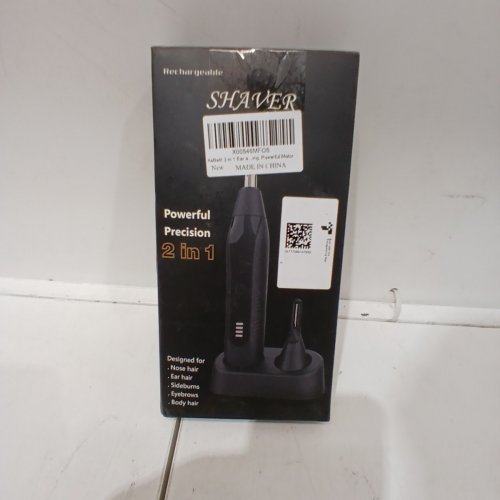 ASBELLT RECHARGEABLE EAR & NOSE HAIR TRIMMER FOR MEN, PROFESSIONAL PRECISION BODY HAIR SHAVER - BLACK (MODEL: SWT1000) image 6