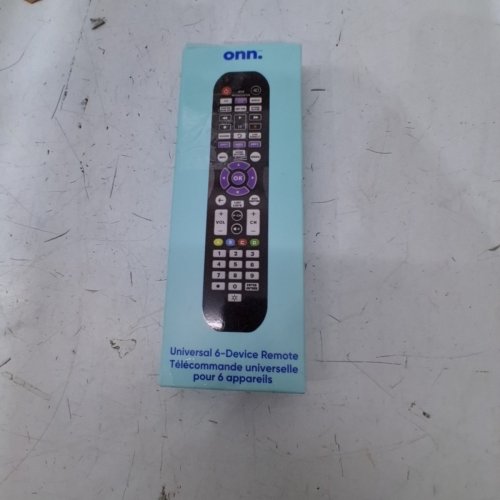 ONN. 6-DEVICE UNIVERSAL REMOTE CONTROL - COMPATIBLE WITH ALL MAJOR BRANDS - BLACK image 4