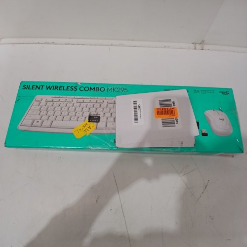 2PC LOGITECH WIRELESS MOUSE & KEYBOARD COMBO WITH SILENTTOUCH TECHNOLOGY - WHITE (MODEL: MK295) image 5