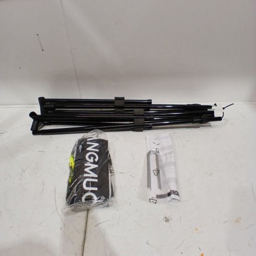 SANGMUCEN ADJUSTABLE HEIGHT PORTABLE BADMINTON VOLLEYBALL PICKELBALL NET - 10FT - BLACK/YELLOW (MODEL: TBN003Y) image 2