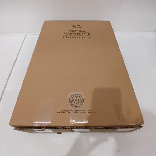 BEMIS ELONGATED STEADFAST RAISED TOILET SEAT WITH OPEN-FRONT - 3" - WHITE (MODEL: E82350TC) image 5