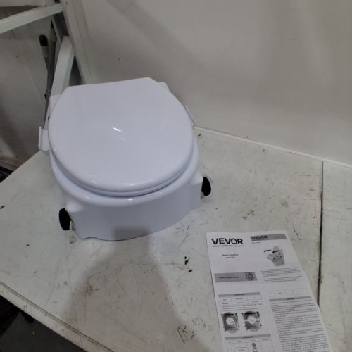 VEVOR RAISED TOILET SEAT - 5" - WHITE (MODEL: SC7060H) image 2