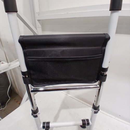 ADJUSTABLE HEIGHT NON-SLIP MOBILITY STAND ASSIST AID FOR ELDERLY - 35.5" - WHITE/BLACK image 7