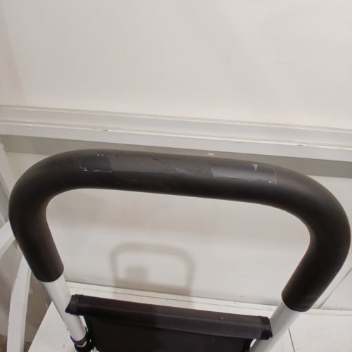 ADJUSTABLE HEIGHT NON-SLIP MOBILITY STAND ASSIST AID FOR ELDERLY - 35.5" - WHITE/BLACK image 9
