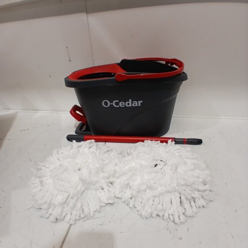 O-CEDAR EASYWRING RINSECLEAN MICROFIBER SPIN MOP & BUCKET FLOOR CLEANING SYSTEM(MODEL:148473) image 2