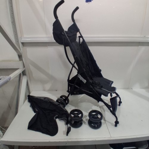 INGENUITY 3D MINI CONVENIENCE STROLLER LIGHTWEIGHT FOLDABLE - 45LBS CAP - SLATE/BLACK - (MODEL: 17286) image 2