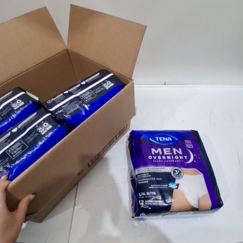 48PK TENA MEN OVERNIGHT EXTRA COVERAGE UNDERWEAR - LG / XL image 2