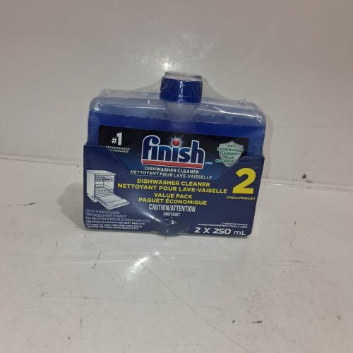 2PK FINISH DISHWASHER CLEANER, HYGIENICALLY DEEP CLEANS - 250ML PER - BLUE image 2
