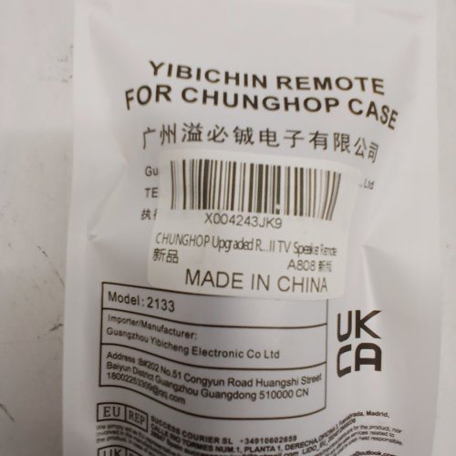 CHUNGHOP UPGRADED REPLACEMENT REMOTE CONTROL FOR BOSE SOLO SOUNDBAR & TV SYSTEM - BLACK (MODEL: A808) image 2