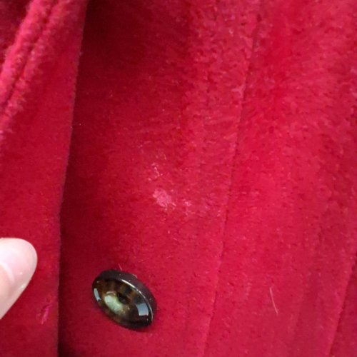 ANNE KLEIN TRENCH COAT - MEDIUM - RED image 3