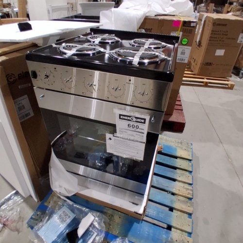 ELEMENT SLIDE-IN COIL STOVE RANGE WITH 4 BURNERS - 24" - 3.7 CU. FT - STAINLESS STEEL / BLACK (MODEL:EECR24MES-CA) image 3