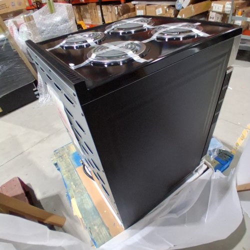 ELEMENT SLIDE-IN COIL STOVE RANGE WITH 4 BURNERS - 24" - 3.7 CU. FT - STAINLESS STEEL / BLACK (MODEL:EECR24MES-CA) image 5