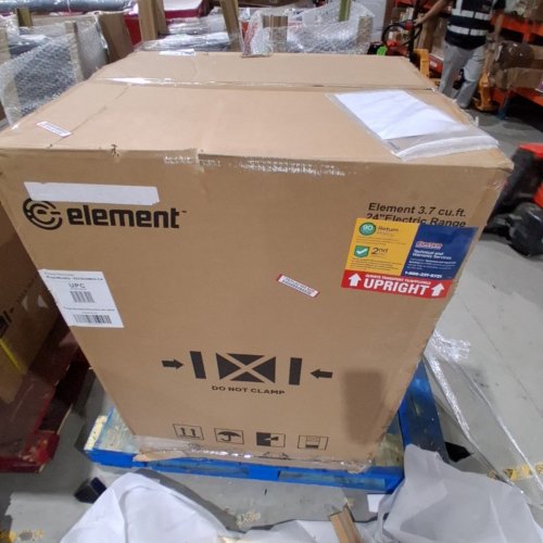 ELEMENT SLIDE-IN COIL STOVE RANGE WITH 4 BURNERS - 24" - 3.7 CU. FT - STAINLESS STEEL / BLACK (MODEL:EECR24MES-CA) image 7