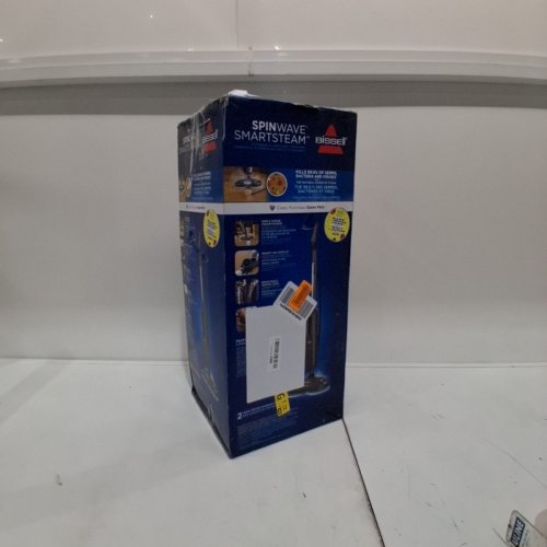 BISSELL SPINWAVE SMARTSTEAM SCRUBBING & SANITIZING SPIN MOP - 1380W - GREY/BLUE (MODEL: 3712C) image 5