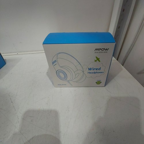 KIDS MPOW CH6S WIRED OVER-EAR HEADPHONES WITH 85DB/94DB VOLUME LIMITER AND IN-LINE MIC - BLACK/BLUE (MODEL: BH297B) image 3