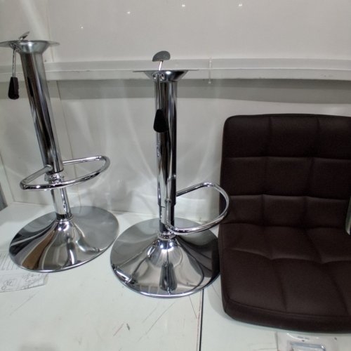 2PK BESTOFFICE ADJUSTABLE BAR STOOLS - BROWN (MODEL: BC-B06-BROWN) image 5