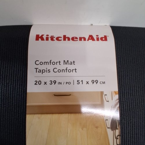 KITCHENAID GOURMET SERIES KITCHEN COMFORT CUSHIONED MAT - 20" X 39" - BLACK (MODEL: 2796321) image 3