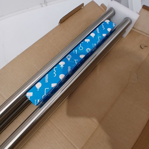2PK UMBRA CURTAIN ROD KIT - 42"-108" - NICKEL (MODEL: 2881747) image 2