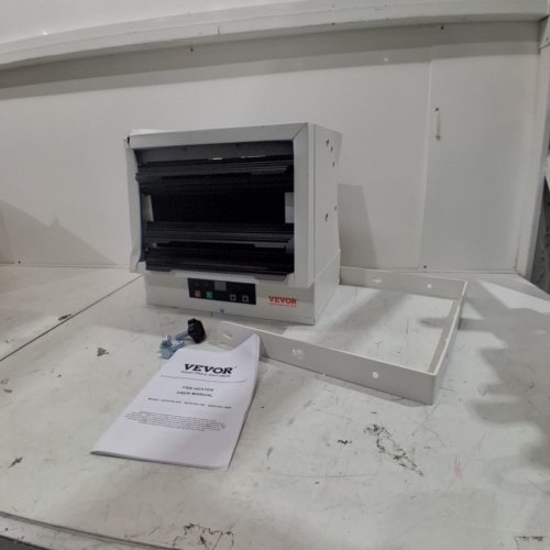 VEVOR DIGITAL FAN-FORCED CEILING MOUNT SHOP/GARAGE HEATER W/ REMOTE CONTROL & OVERHEAT PROTECTION, 5000W - 11" X 13" - WHITE - (MODEL: BGP2102-50R) image 2