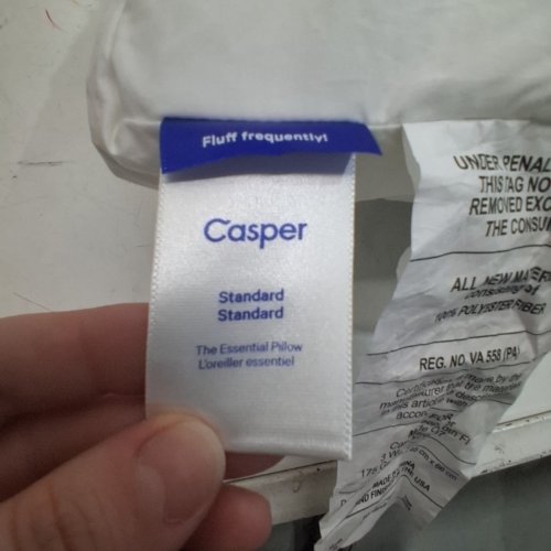 THE CASPER PILLOW - STANDARD - WHITE image 3
