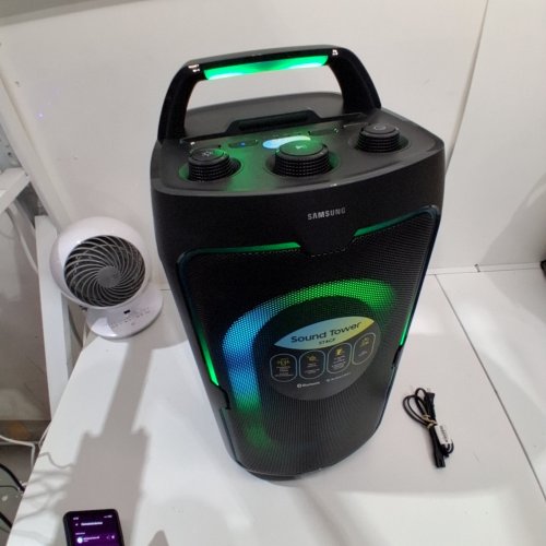 SAMSUNG SOUND TOWER BLUETOOTH RGB SPEAKER - BLACK (MODEL: ST4CF) image 2