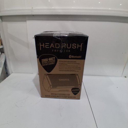 HEADRUSH - FULL-RANGE FLAT-RESPONSE POWERED GUITAR CABINET/BLUETOOTH SPEAKER - 2000W - BLACK (MODEL: FRFR-108) image 7