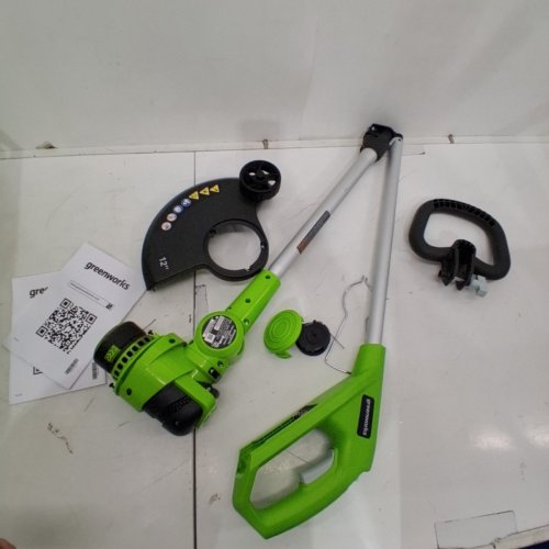 GREENWORKS CORDLESS STRING TRIMER - 12'' CUT PATH - GREEN - **TOOL ONLY** - (MODEL:21342) image 2